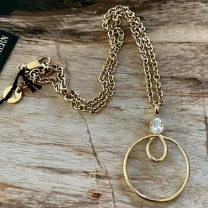 Dyrberg/Kern Beas Swarovski crystal necklace